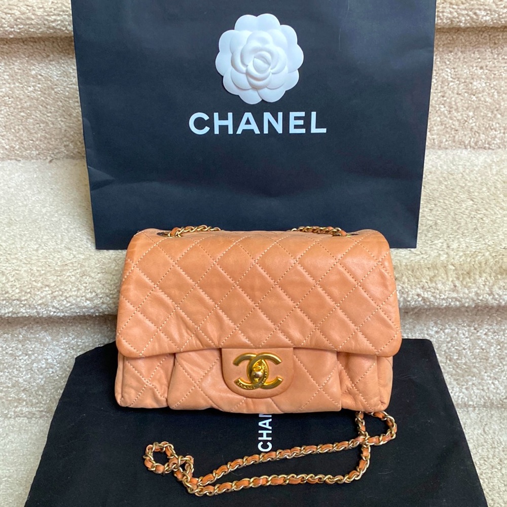 Authentic Chanel Beige Flap